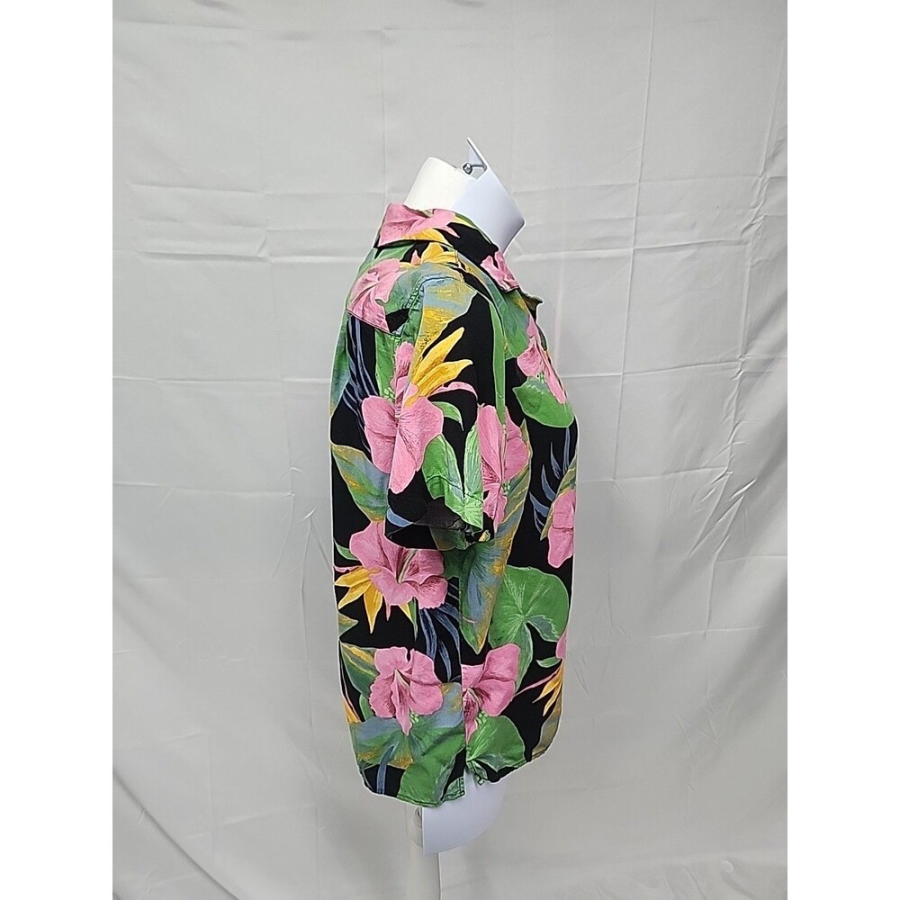 Original Use Colorful Hawaiian Button Front Shirt Mens  Aloha beach SZ XL - Picture 4 of 7
